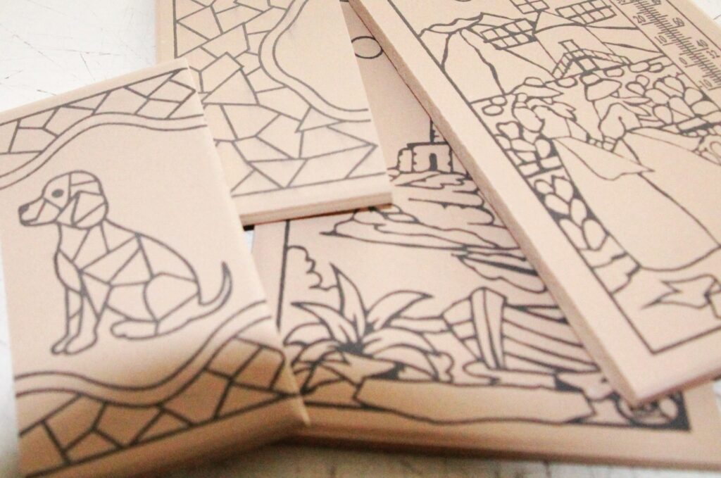 cerámica-plana-cuerda-seca